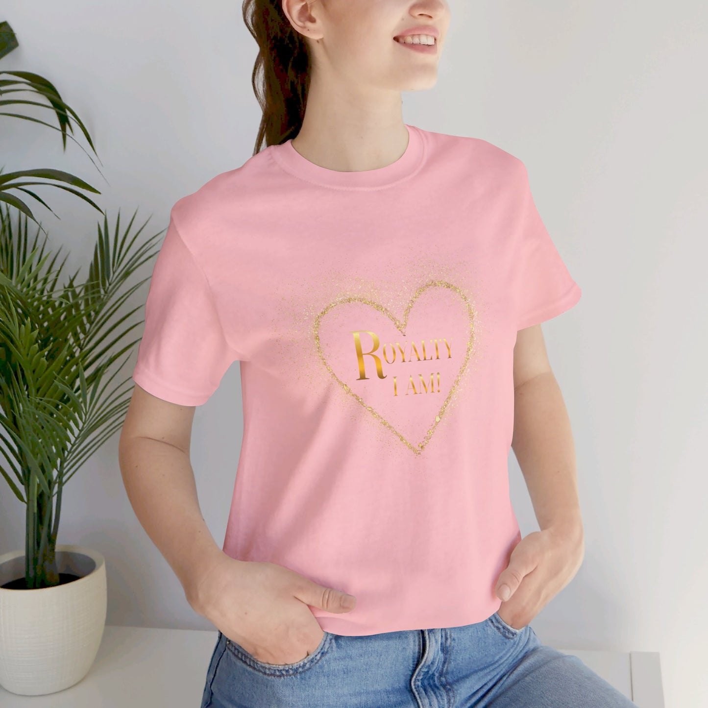 Golden Heart of Royalty Short Sleeve Tee