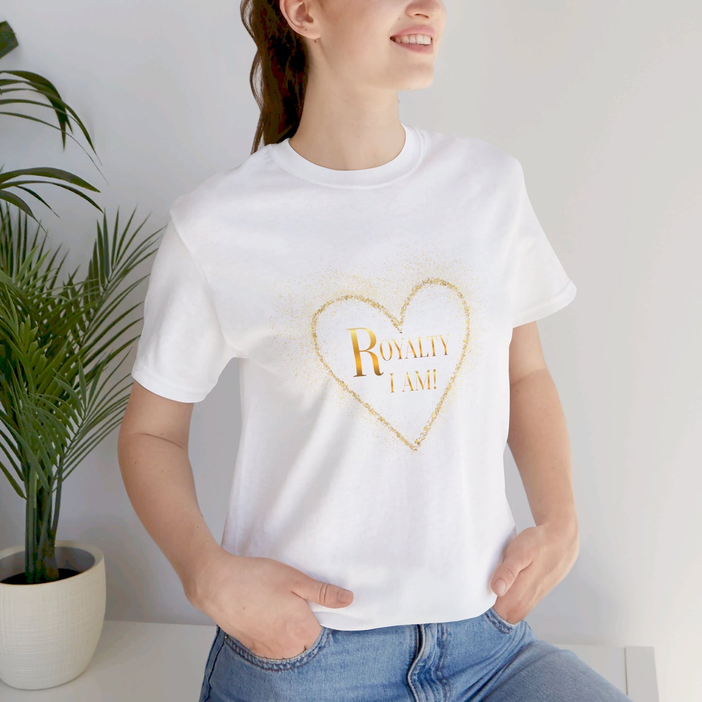 Golden Heart of Royalty Short Sleeve Tee