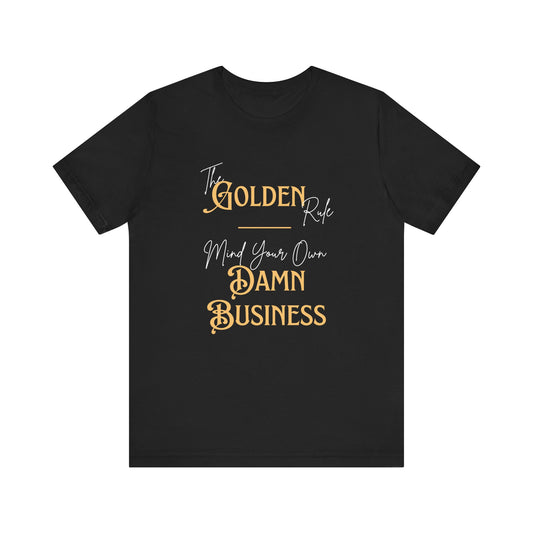 Golden Rule Election Unisex Jersey Short Sleeve Tee