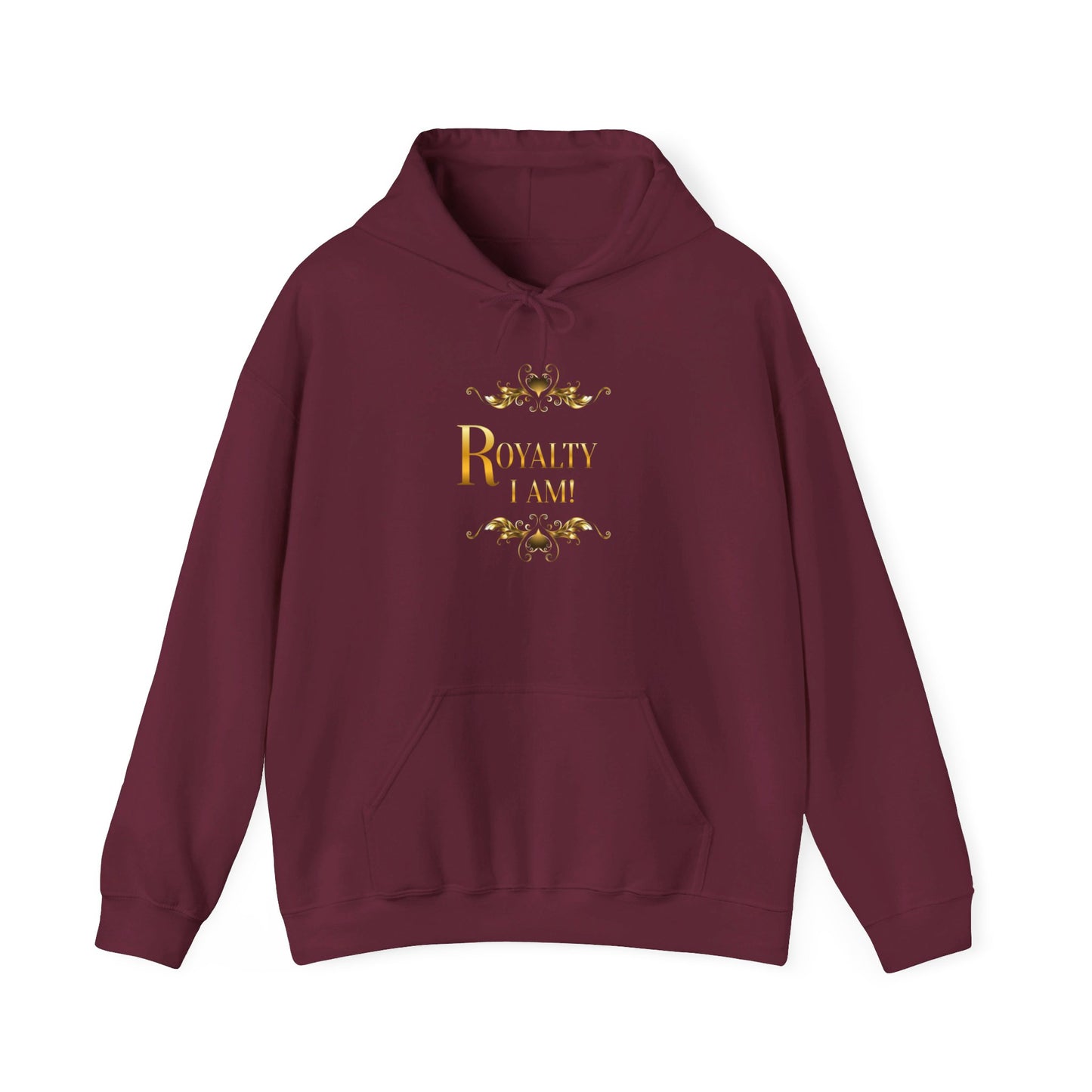 Regal Flourish Hooded Sweatshirt