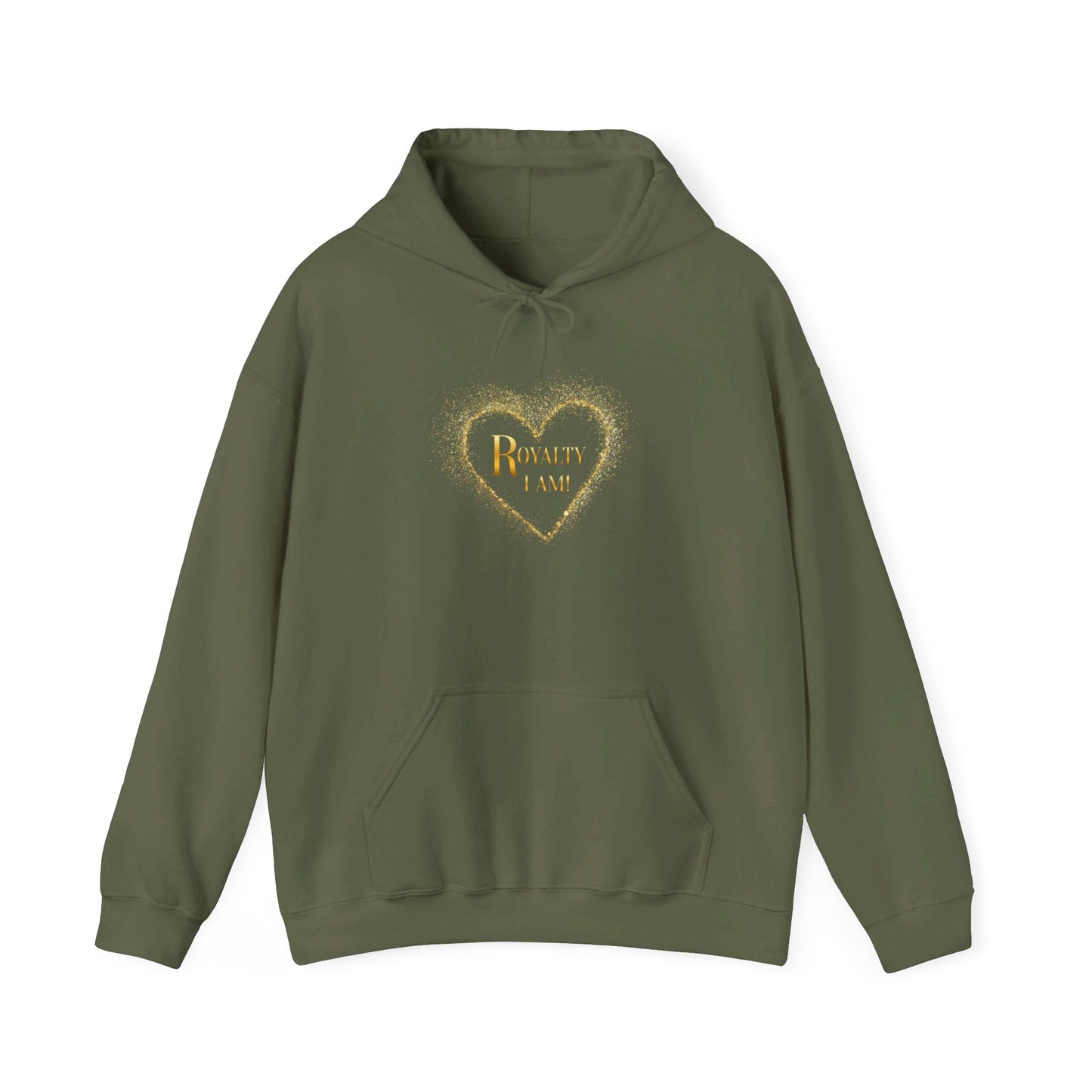 Golden Heart of Royalty Hooded Sweatshirt