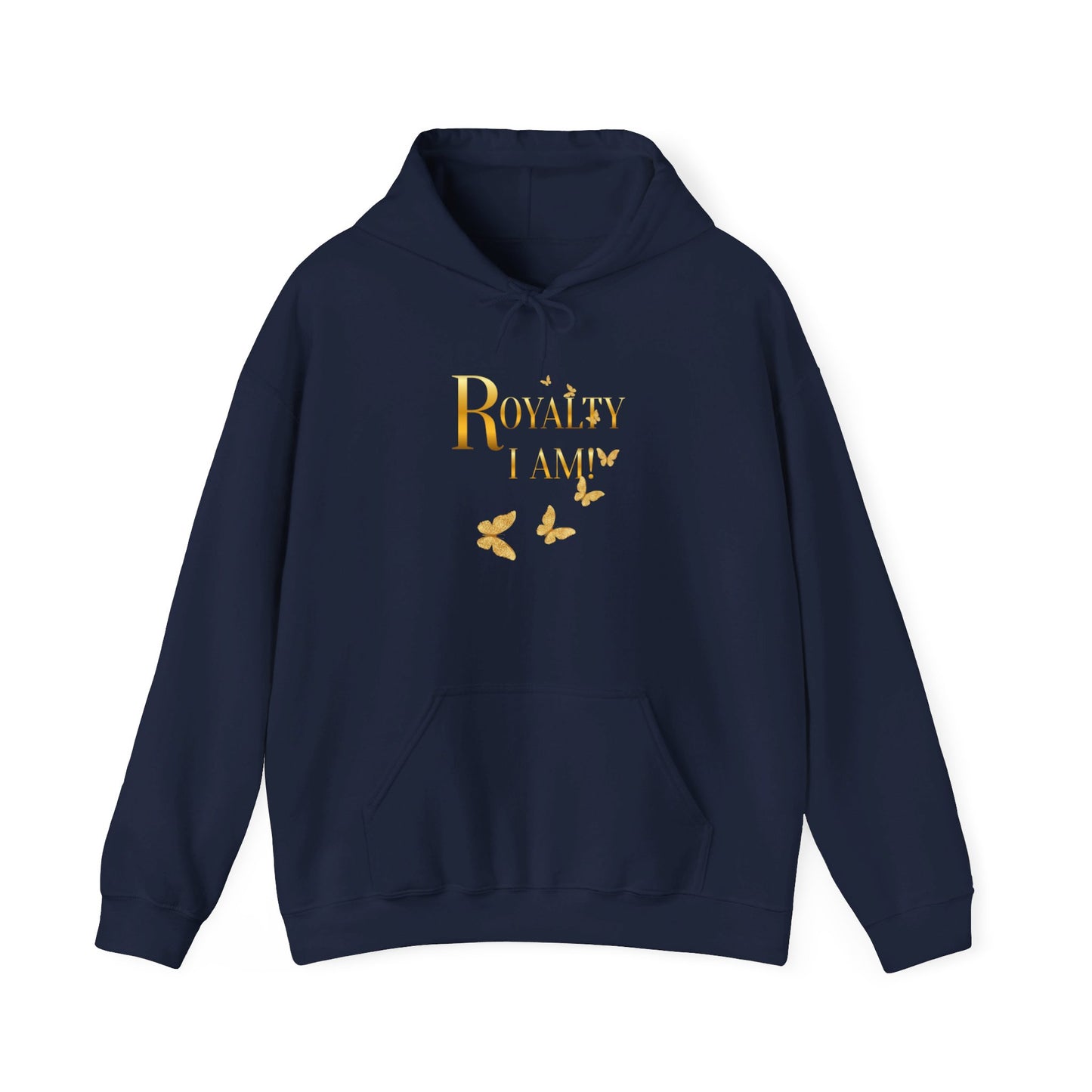 Royal Butterflies Hooded Sweatshirt