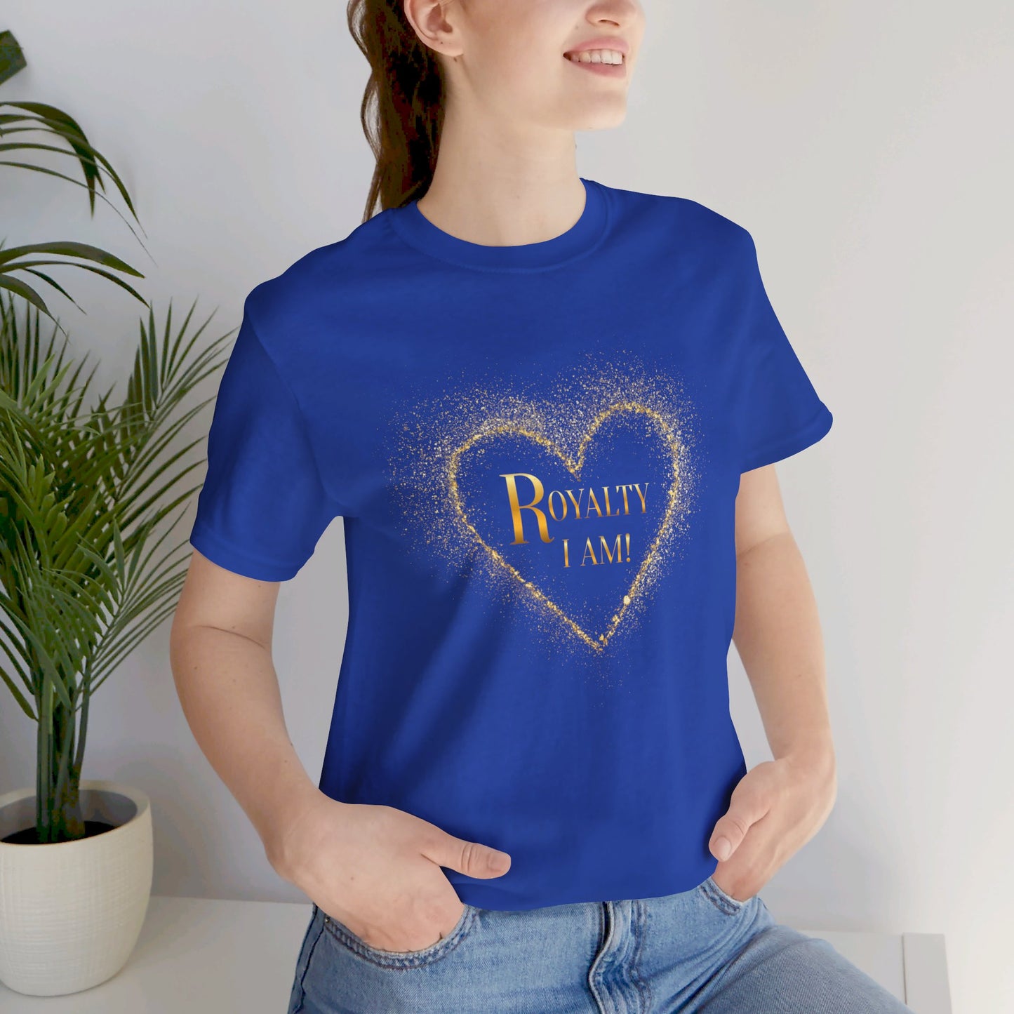 Golden Heart of Royalty Short Sleeve Tee