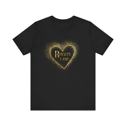 Golden Heart of Royalty Short Sleeve Tee