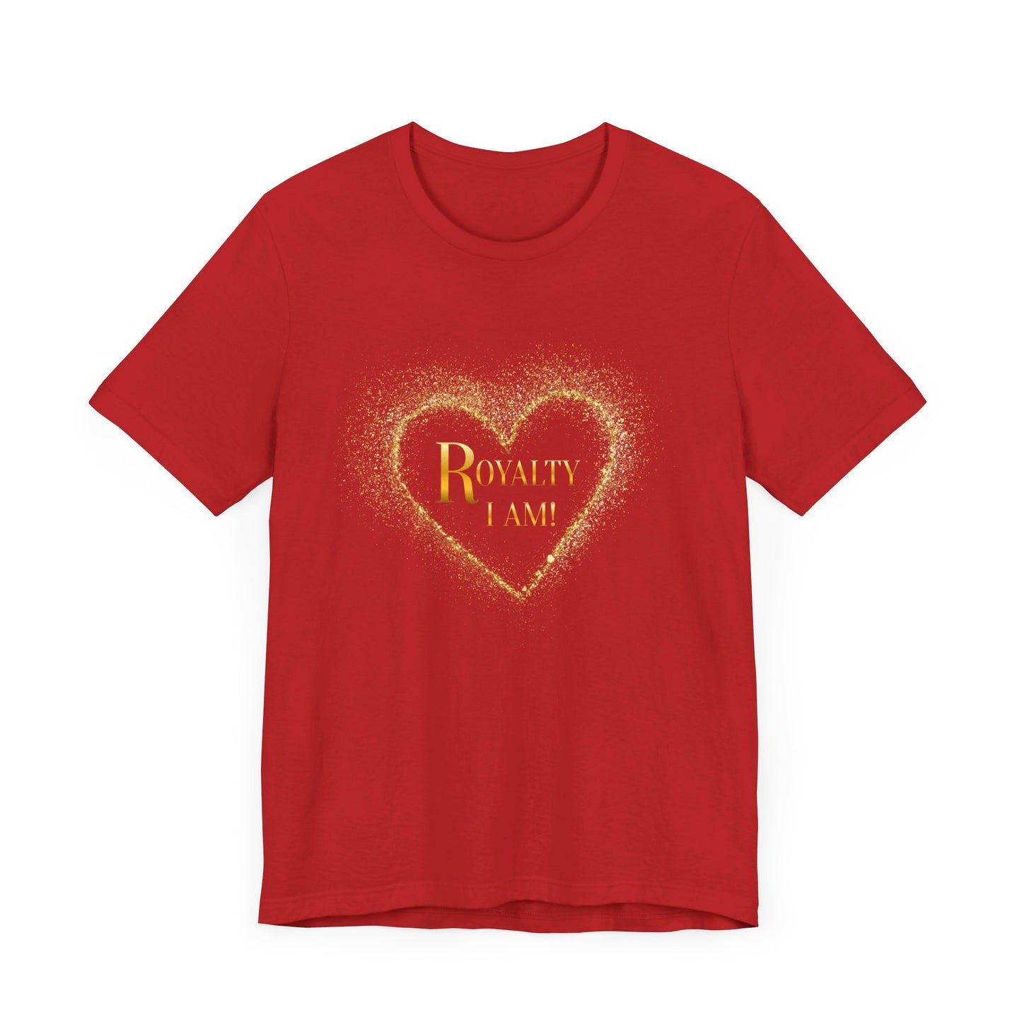 Golden Heart of Royalty Short Sleeve Tee