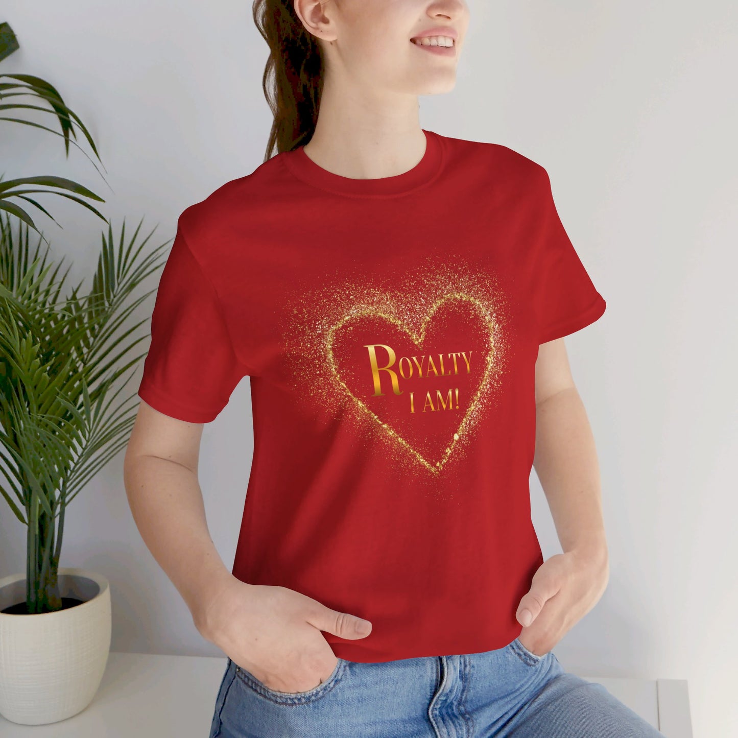 Golden Heart of Royalty Short Sleeve Tee