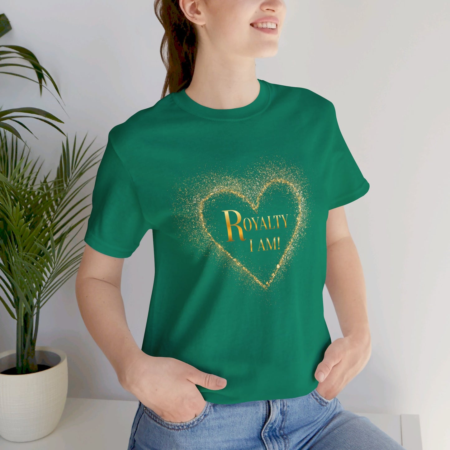 Golden Heart of Royalty Short Sleeve Tee