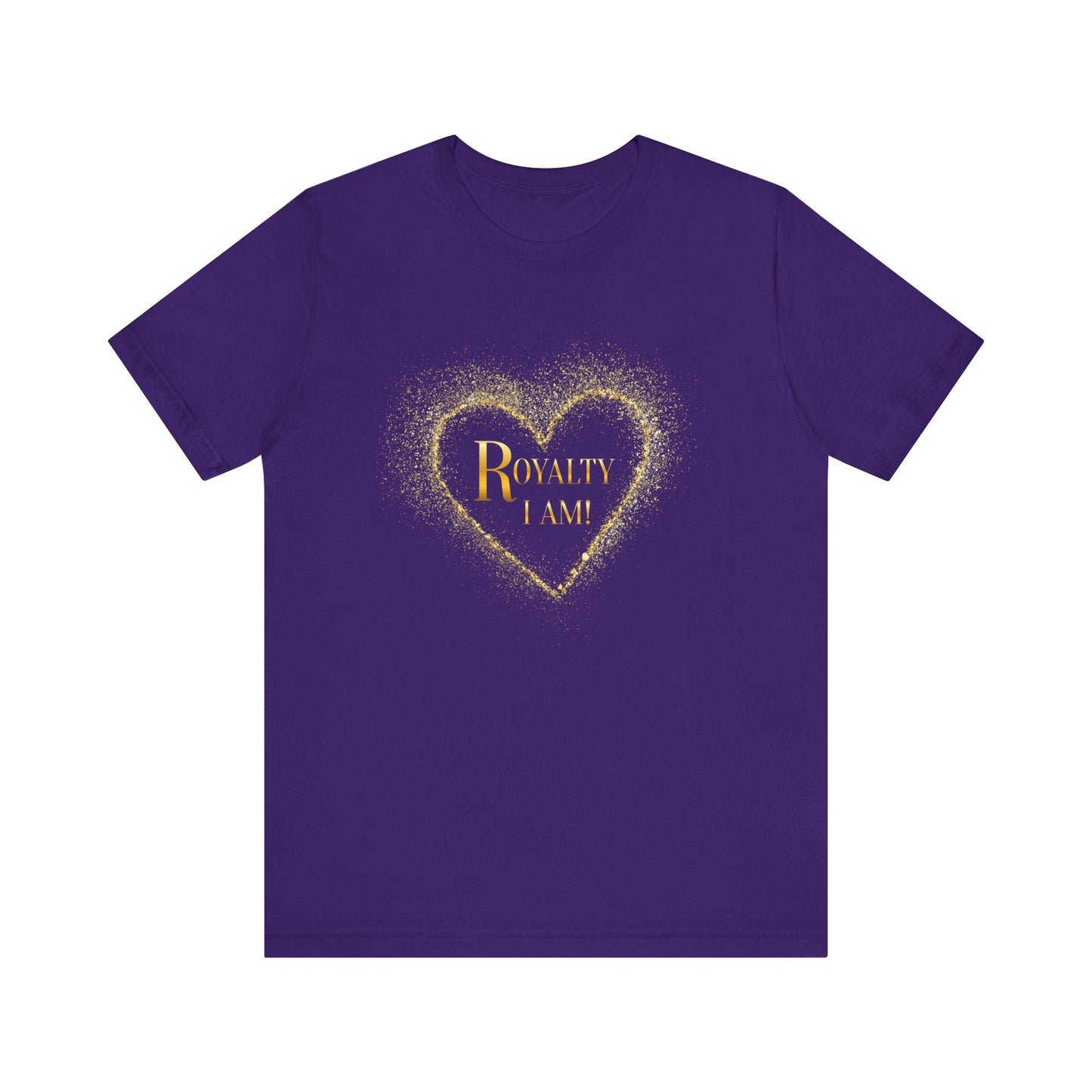 Golden Heart of Royalty Short Sleeve Tee